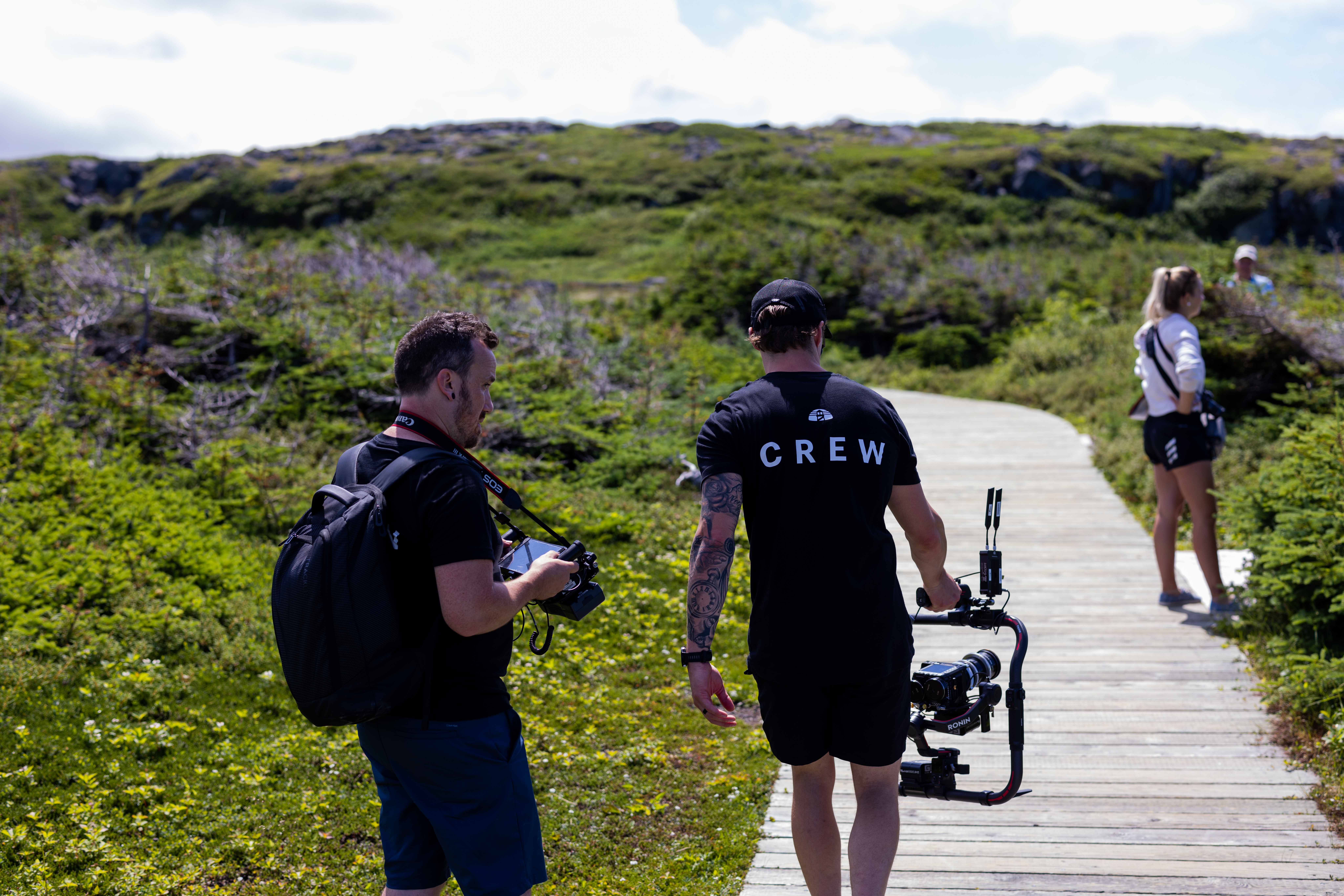 Behind the scenes, Maritimes Caravan